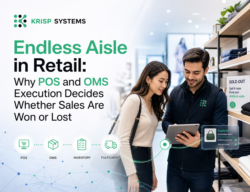 Endless Aisle in Retail: Why POS and OMS Execution Decides Whether Sales Are Won or Lost